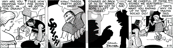 Alley Oop on Friday March 31, 2000 Comic Strip