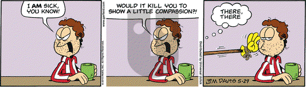 Garfield on Saturday May 29, 2010 Comic Strip