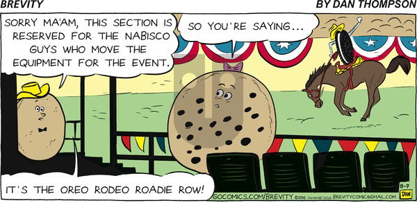 Brevity on Sunday August 7, 2016 Comic Strip