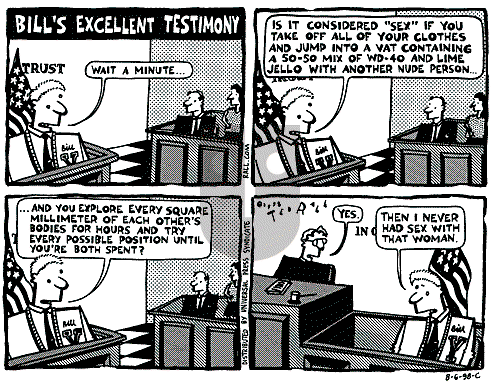 Ted Rall on Monday August 10, 1998 Comic Strip