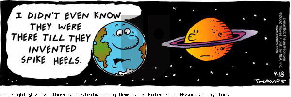 Frank and Ernest on Wednesday September 18, 2002 Comic Strip