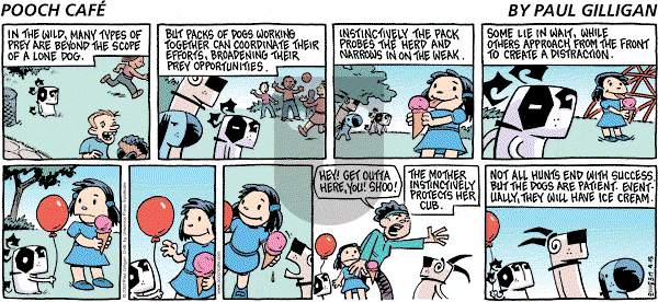 Pooch Cafe on Sunday April 15, 2007 Comic Strip