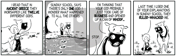 Cow and Boy Classics on Wednesday July 19, 2006 Comic Strip