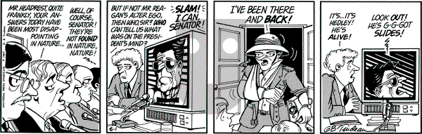 Doonesbury on Monday June 1, 1987 Comic Strip