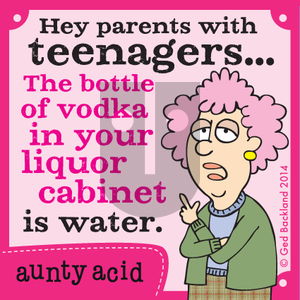 Aunty Acid on Tuesday August 5, 2014 Comic Strip