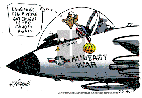 Henry Payne on Wednesday September 24, 2014 Comic Strip