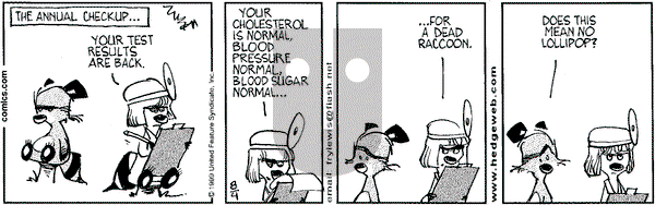 Over the Hedge on Wednesday August 4, 1999 Comic Strip