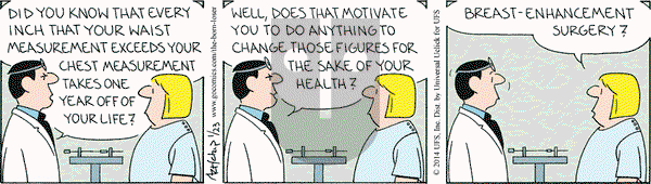 The Born Loser on Thursday January 23, 2014 Comic Strip