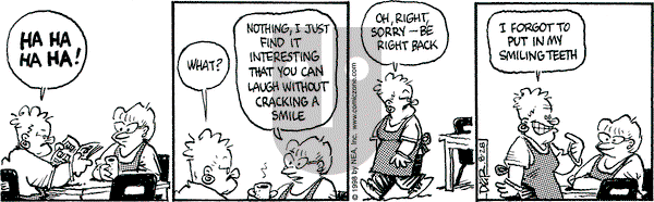 Betty on Friday August 28, 1998 Comic Strip