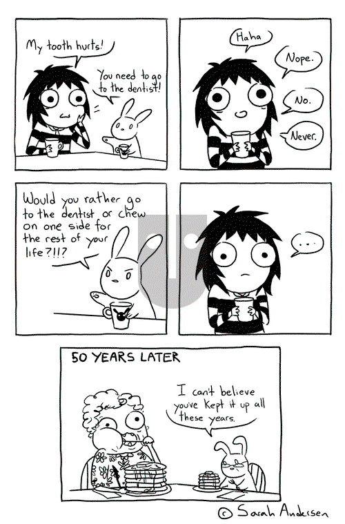 Sarah's Scribbles on Saturday April 11, 2015 Comic Strip