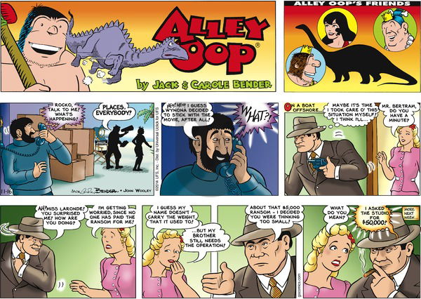 Alley Oop on Sunday November 16, 2014 Comic Strip