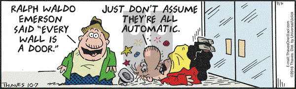 Frank and Ernest on Friday October 7, 2016 Comic Strip