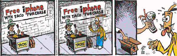 La Cucaracha on Tuesday August 21, 2007 Comic Strip