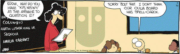 The Buckets on Wednesday February 22, 2012 Comic Strip