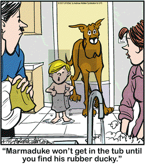 Marmaduke on Thursday April 15, 2021 Comic Strip