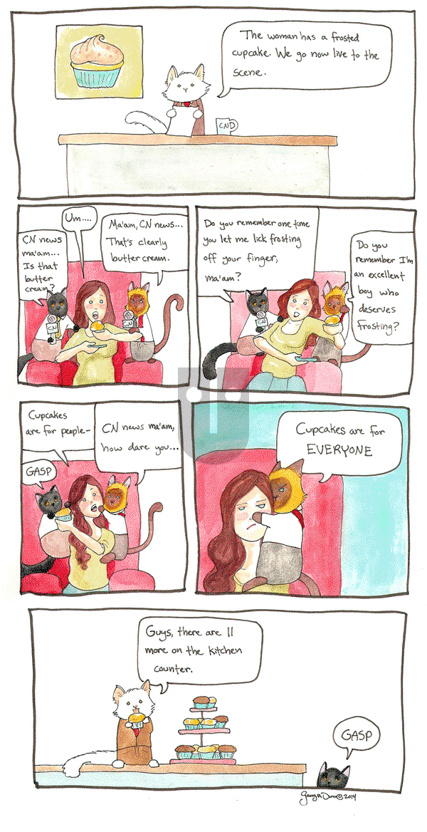 Breaking Cat News on Friday September 16, 2016 Comic Strip