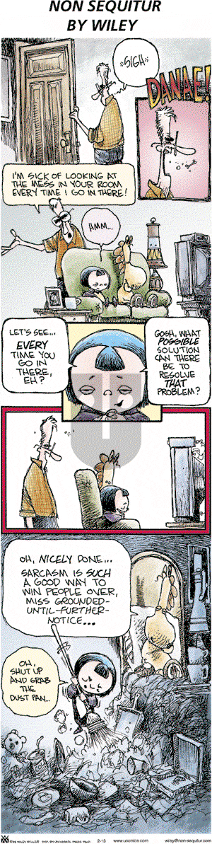 Non Sequitur on Sunday February 13, 2005 Comic Strip