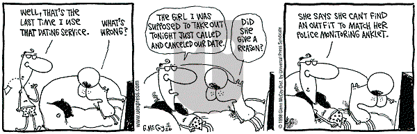 The Duplex on Thursday November 26, 1998 Comic Strip