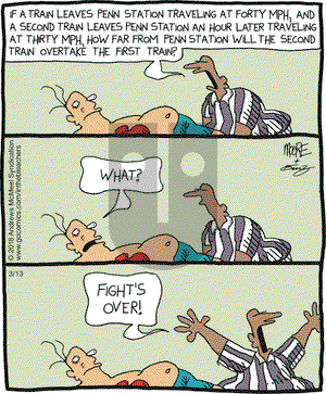 In the Bleachers on Tuesday March 13, 2018 Comic Strip