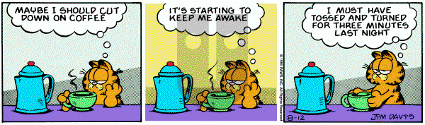 Garfield on Tuesday August 12, 1986 Comic Strip