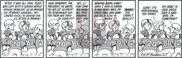 Doonesbury on Saturday October 1, 1977 Comic Strip