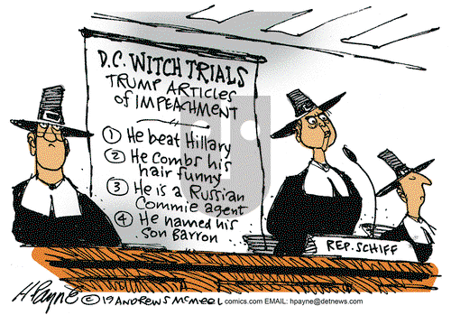 Henry Payne on Wednesday December 11, 2019 Comic Strip