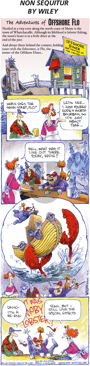 Non Sequitur on Saturday November 24, 2001 Comic Strip