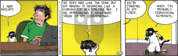 Get Fuzzy on Monday April 7, 2008 Comic Strip