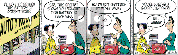 Baldo on Thursday December 3, 2015 Comic Strip
