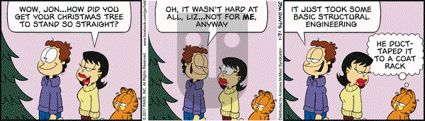 Garfield on Friday December 1, 2017 Comic Strip