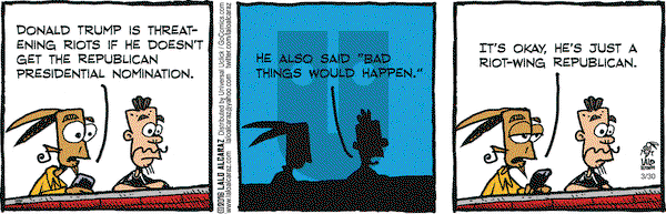 La Cucaracha on Wednesday March 30, 2016 Comic Strip