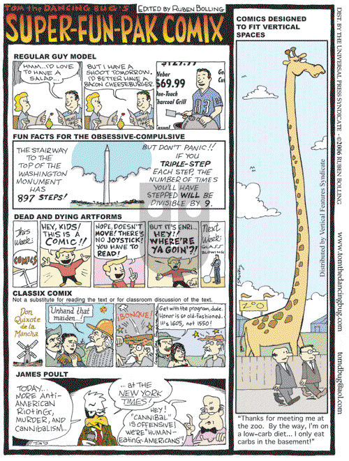 Tom the Dancing Bug on Saturday October 28, 2006 Comic Strip