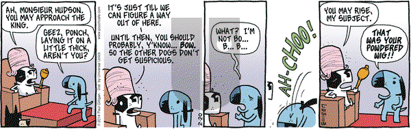 Pooch Cafe on Thursday February 20, 2014 Comic Strip