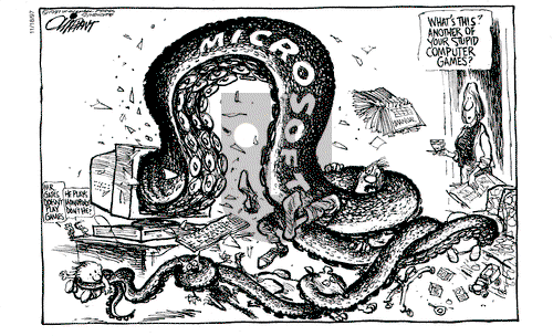 Pat Oliphant on Tuesday November 18, 1997 Comic Strip