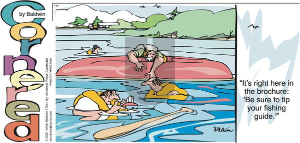 Cornered on Sunday July 29, 2001 Comic Strip