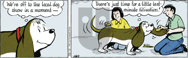 Fred Basset on Friday August 16, 2013 Comic Strip