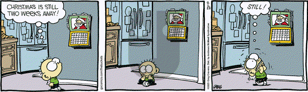 The Buckets - Monday December 11, 2023 Comic Strip