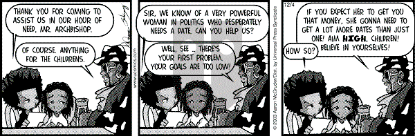 The Boondocks on Thursday July 7, 2011 Comic Strip