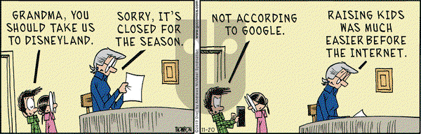 Grand Avenue on Wednesday November 20, 2019 Comic Strip