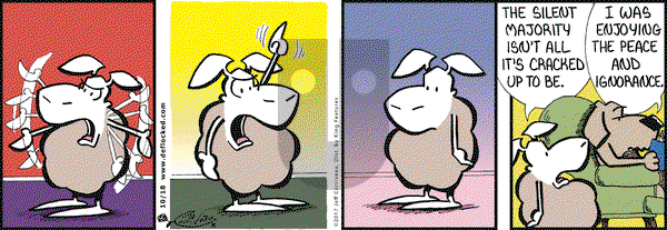 DeFlocked on Wednesday October 18, 2017 Comic Strip