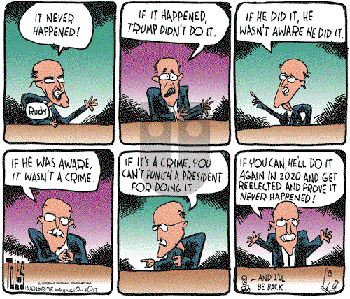 Tom Toles on Tuesday December 18, 2018 Comic Strip