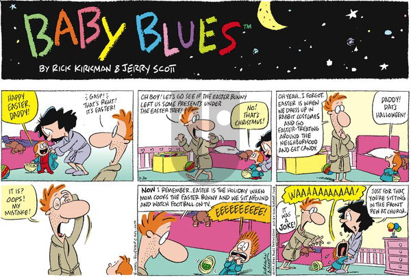 Baby Blues on Sunday March 30, 1997 Comic Strip