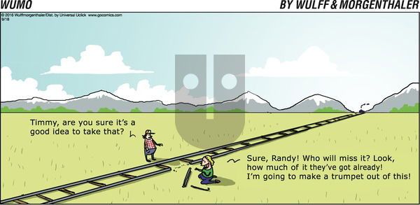 WuMo on Sunday September 18, 2016 Comic Strip