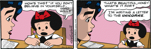 Nancy on Wednesday July 30, 2014 Comic Strip