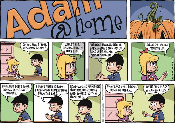 Adam@Home on Sunday October 9, 2016 Comic Strip