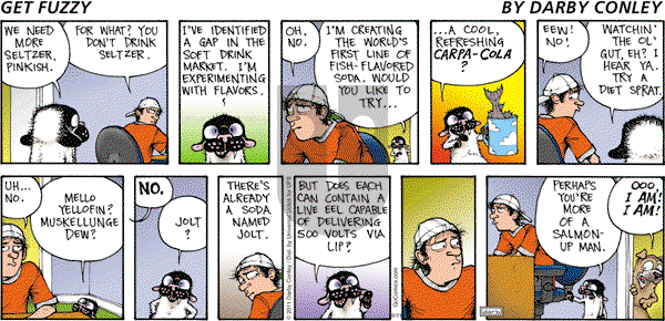 Get Fuzzy on Sunday September 11, 2011 Comic Strip