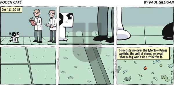 Pooch Cafe on Sunday October 18, 2015 Comic Strip
