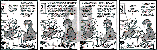 Doonesbury on Wednesday August 26, 1981 Comic Strip