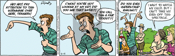Cleats on Tuesday June 11, 2002 Comic Strip