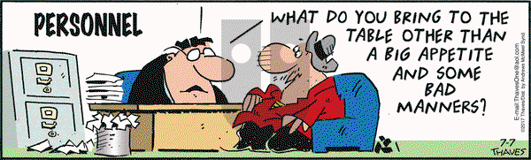 Frank and Ernest on Friday July 7, 2017 Comic Strip